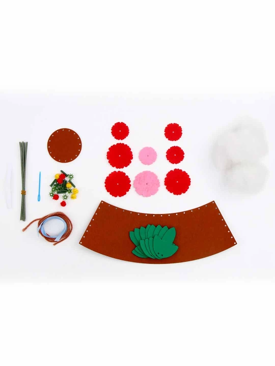 "Pushti gullar guldastasi"qozonidagi diy gullari