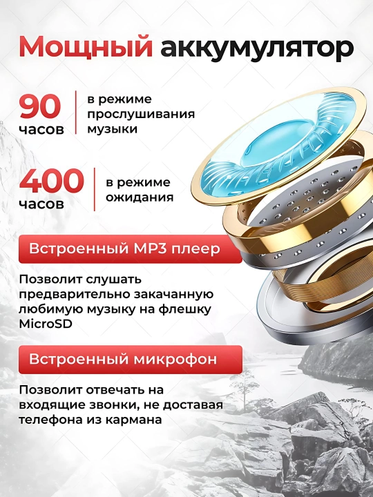 Беспроводные наушники Hoco W35 MAX, с микрофоном, большие и полноразмерные