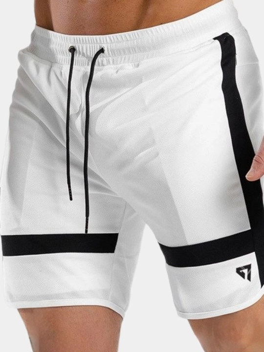 Мужские спортивные шорты для зала, фитнеса и тренировок, размеры M-XXL - 