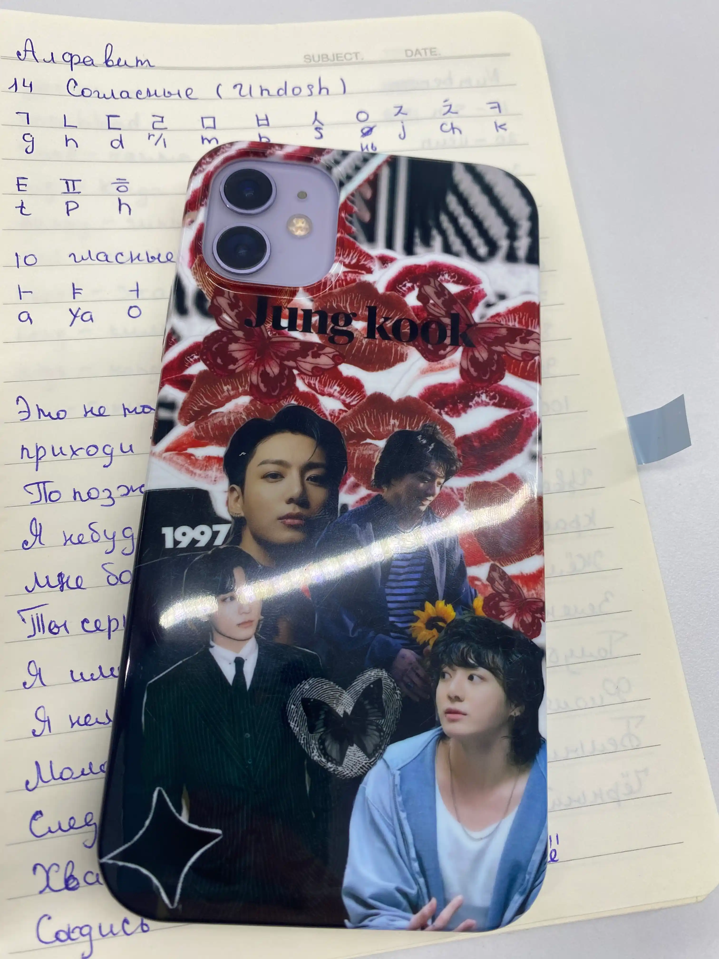IPhone 11,12,13,14,15 Pro, Max, Mini uchun gilof, Kpop Bts guruhi bilan