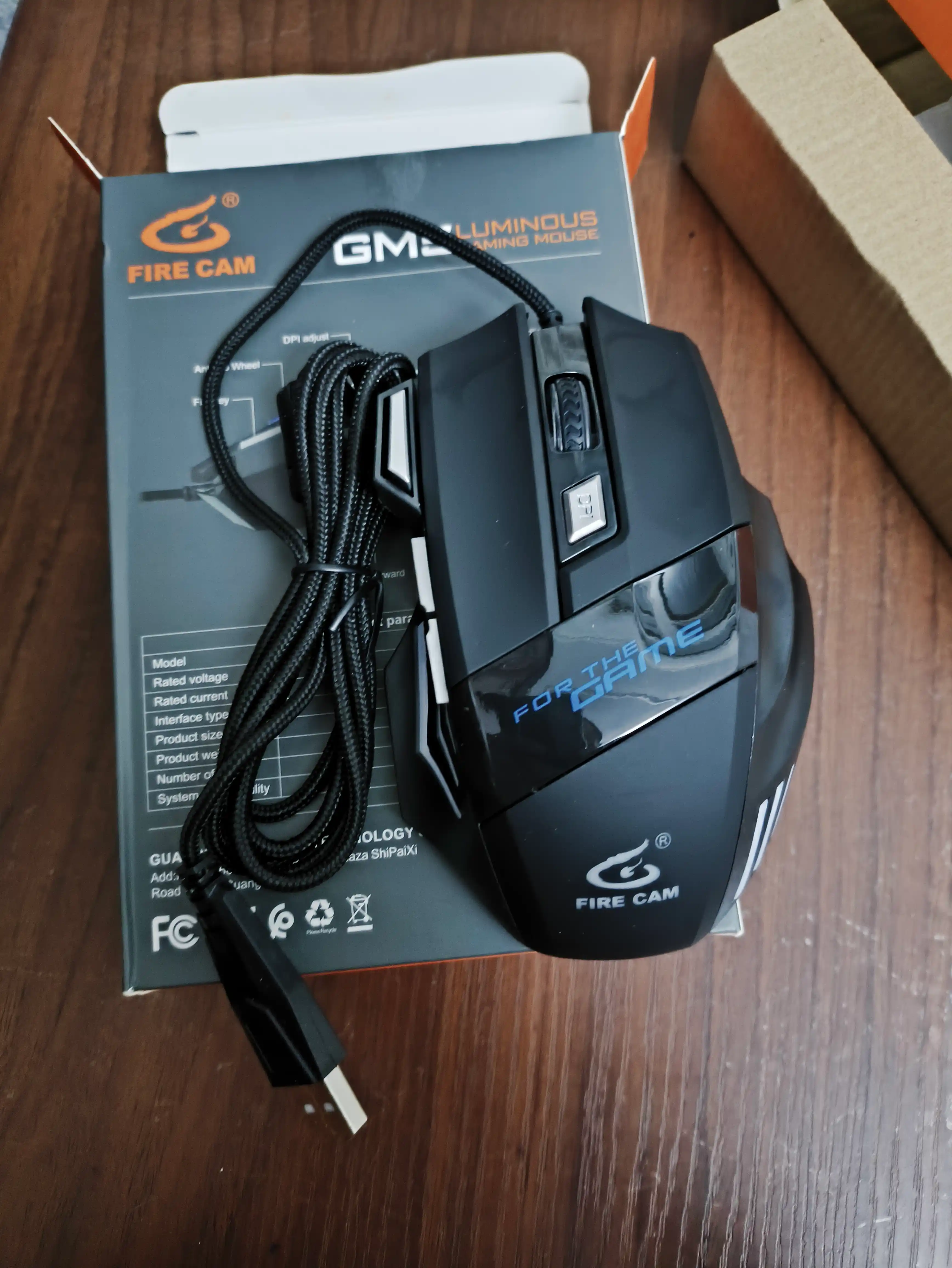 Проводная мышь G6 , подходящая офиса, 3200DPI со светодиодом RGB