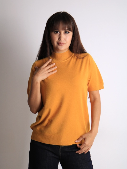 Ayollar uchun kashmyor va junli vodolazka, kuz va qish uchun sviter, L - XL o'lcham