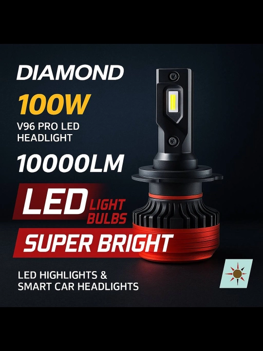 DIAMOND V96 PRO LED avto uchun lampalar! {zimmer} 100w!