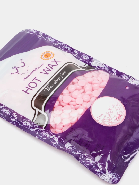 Воск для депиляции в гранулах, пленочный, HOT WAX Konsung Beauty