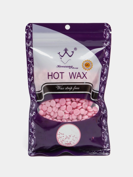 Воск для депиляции в гранулах, пленочный, HOT WAX Konsung Beauty - 