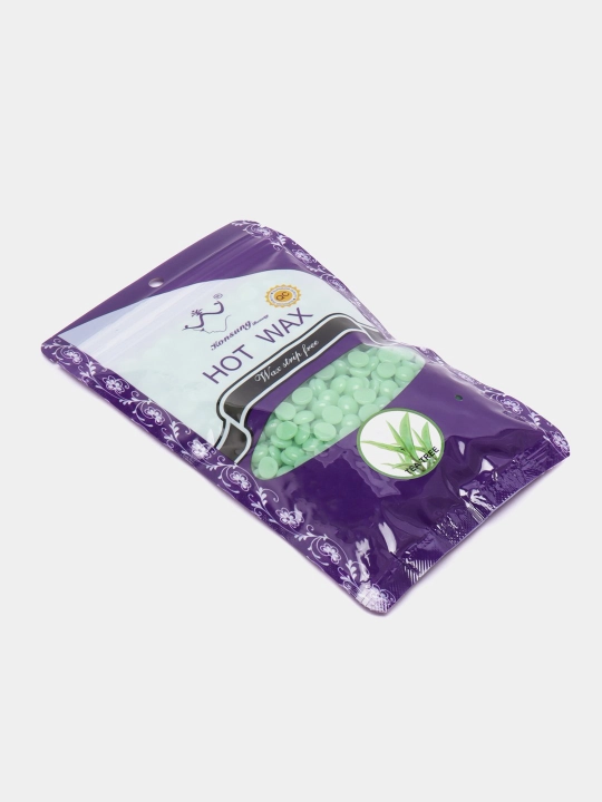 Воск для депиляции в гранулах, пленочный, HOT WAX Konsung Beauty