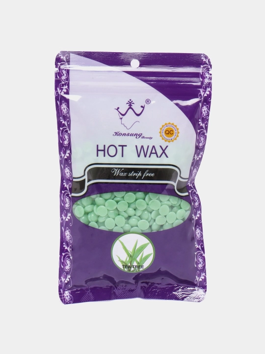 Воск для депиляции в гранулах, пленочный, HOT WAX Konsung Beauty - 