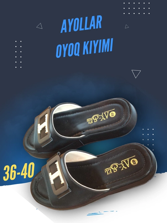 Ayollar yoz sandallari, 2 xil rang 36-40