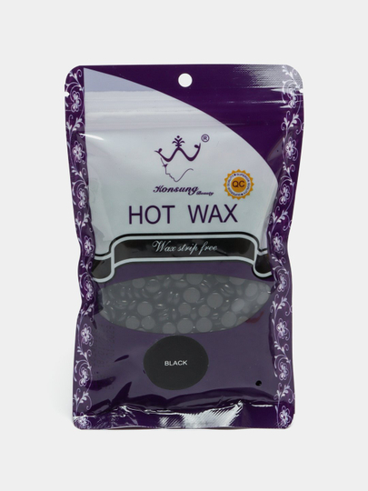 Воск для депиляции в гранулах, пленочный, HOT WAX Konsung Beauty - 