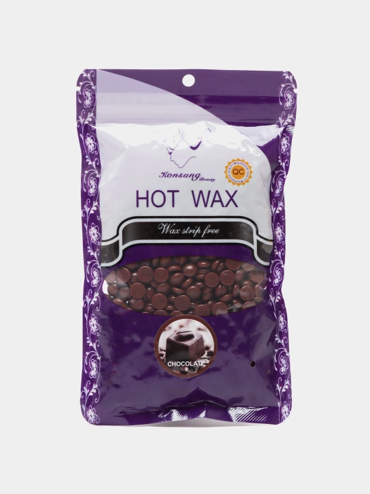 Воск для депиляции в гранулах, пленочный, HOT WAX Konsung Beauty