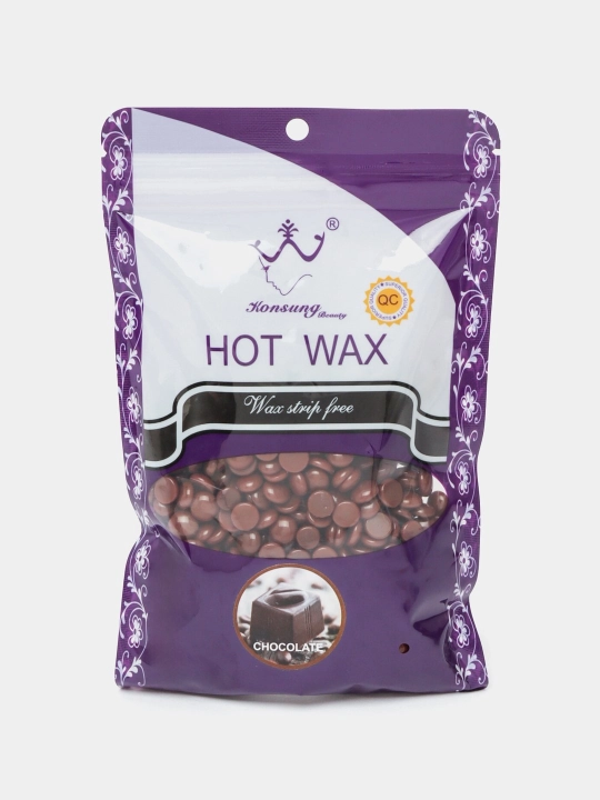 Воск для депиляции в гранулах, пленочный, HOT WAX Konsung Beauty - 