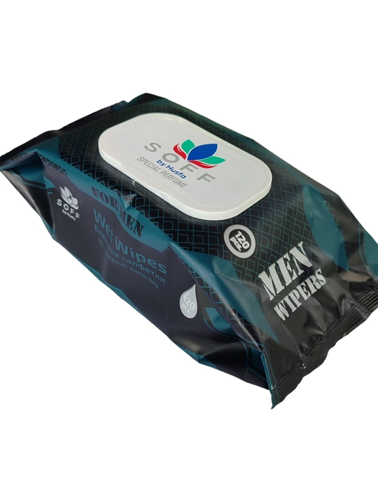 SOFF For Men nam salfetkalar, 120 dona by Husfa