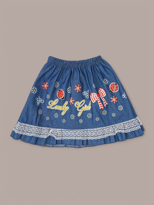 Кофта-Блузка-юбка для девочек 2-3 лет, комплект для девочек