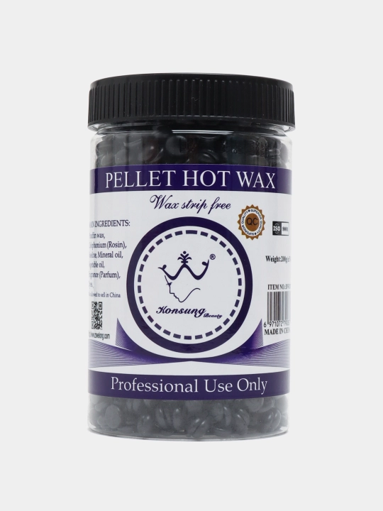 Воск для депиляции в гранулах, пленочный, HOT WAX Konsung Beauty 300 гр - 