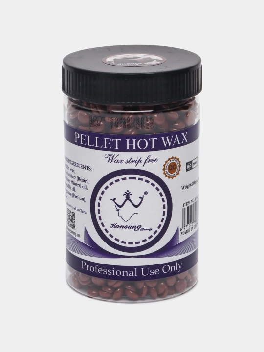 Воск для депиляции в гранулах, пленочный, HOT WAX Konsung Beauty 300 гр - 