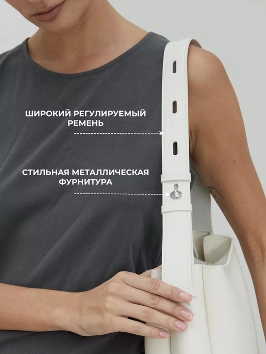 Сумка женская 2 в 1 через плечо, повседневная, вместительная с косметичкой, шоппер