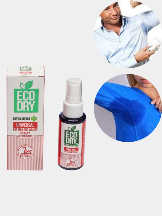 Eco Dry - эффективный антиперспирант для мужчин и женщин - 