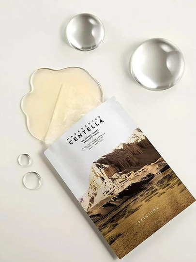 Ampulani tiklovchi niqob SKIN1004Madagascar Centella Watergel Sheet Ampoule Mask