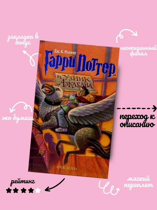 Дж. К. Ролинг. Гарри Поттер и узник Азкабана