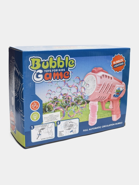 Автоматическая машина для мыльных пузырей, генератор, для детей  BUBBLE GUN