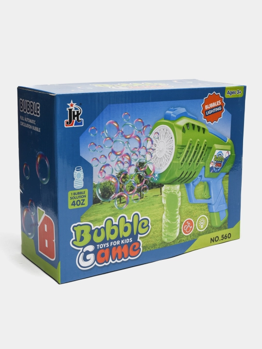 Автоматическая машина для мыльных пузырей, генератор, для детей  BUBBLE GUN