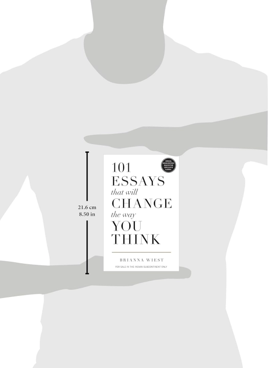 101 Essays That Will Change The Way You Think, Briana Wiest, ingliz tili