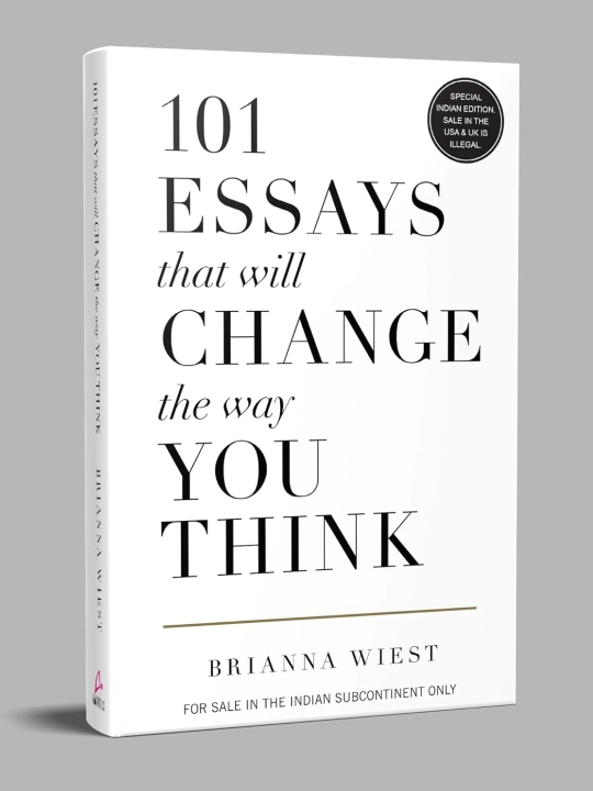 101 Essays That Will Change The Way You Think, Briana Wiest, ingliz tili
