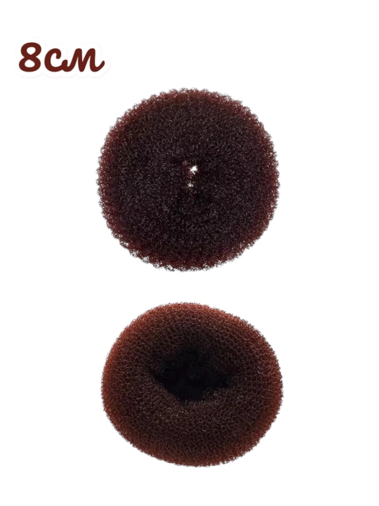 Soch uchun bublik-ponchik, katta, 8 sm, 10 sm - 