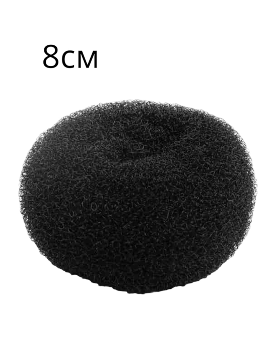 Soch uchun bublik-ponchik, katta, 8 sm, 10 sm - 