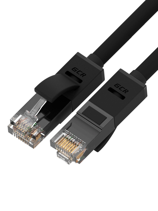 GCR патч-корд прямой LAN компьютерный кабель для интернета кат 5e RJ45 1 Гбит литой