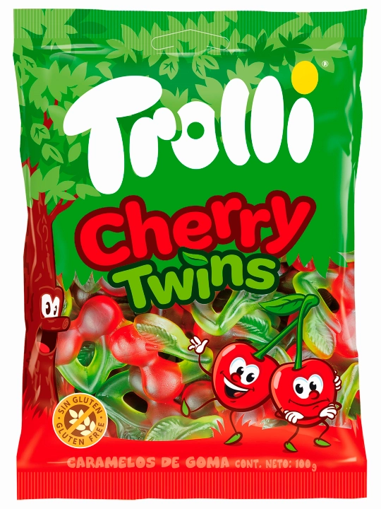 "Trolli" marmeladi Cherry Twins "Olchali juftlik," 100 gr - 