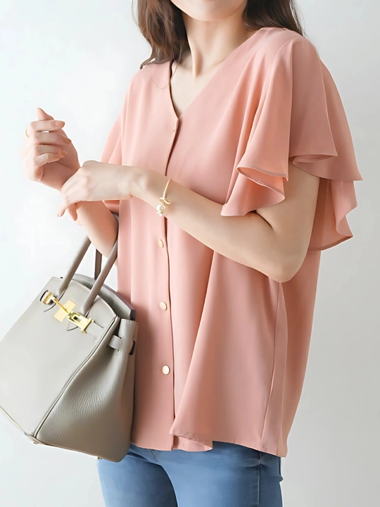 Ofis bluzkasi, chiroyli ko‘ylak  — EllyFashion