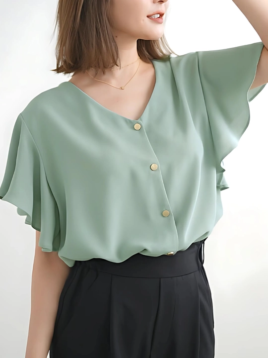 Ofis bluzkasi, chiroyli ko‘ylak  — EllyFashion