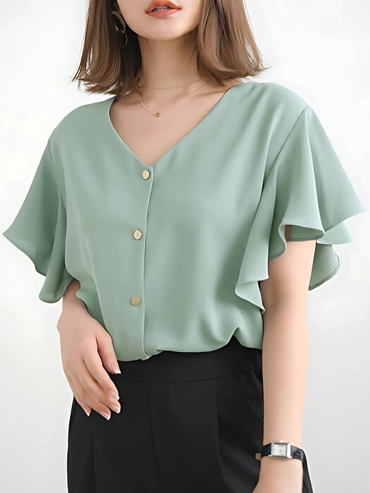 Ofis bluzkasi, chiroyli ko‘ylak  — EllyFashion