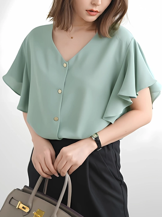 Ofis bluzkasi, chiroyli ko‘ylak  — EllyFashion
