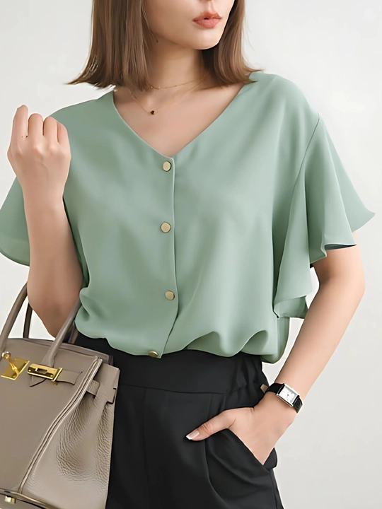 Ofis bluzkasi, chiroyli ko‘ylak  — EllyFashion