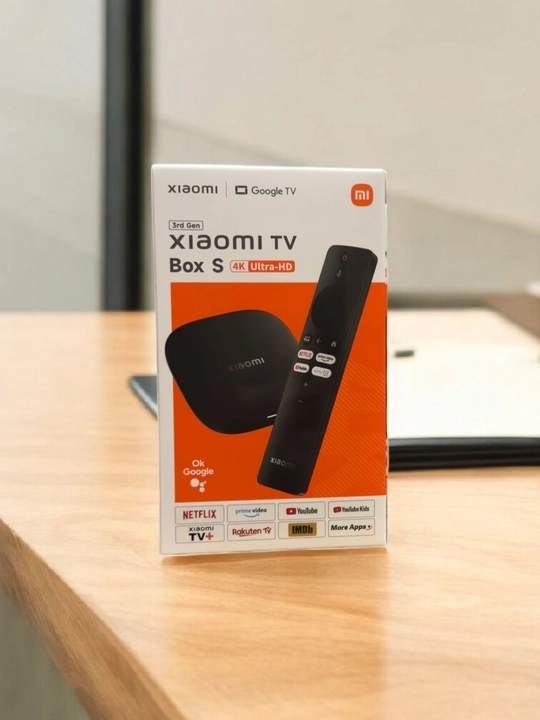 Televizor pristavkasi Xiaomi Mi Box S 3rd Gen 4K, Global 3-avlod smart tv - 