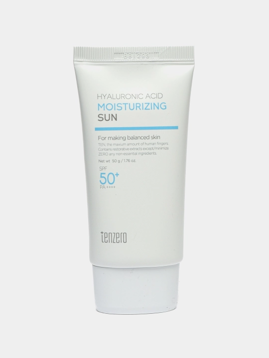 Quyoshdan himoyalovchi kremi yuz uchun tinchlantiruvchi SPF50+ PA++++, Tenzero, 50 g