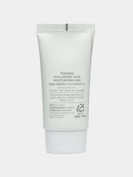 Quyoshdan himoyalovchi kremi yuz uchun tinchlantiruvchi SPF50+ PA++++, Tenzero, 50 g
