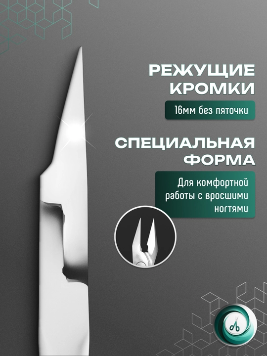 STALEKS Кусачки профессиональные для вросшего ногтя, EXPERT 61, 16 мм