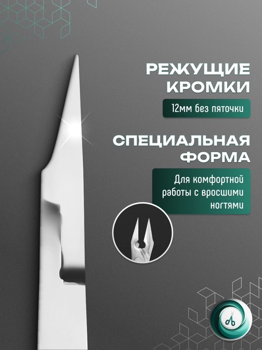 STALEKS Kirib ketgan tirnoq uchun professional ombur, EXPERT 61 12 mm