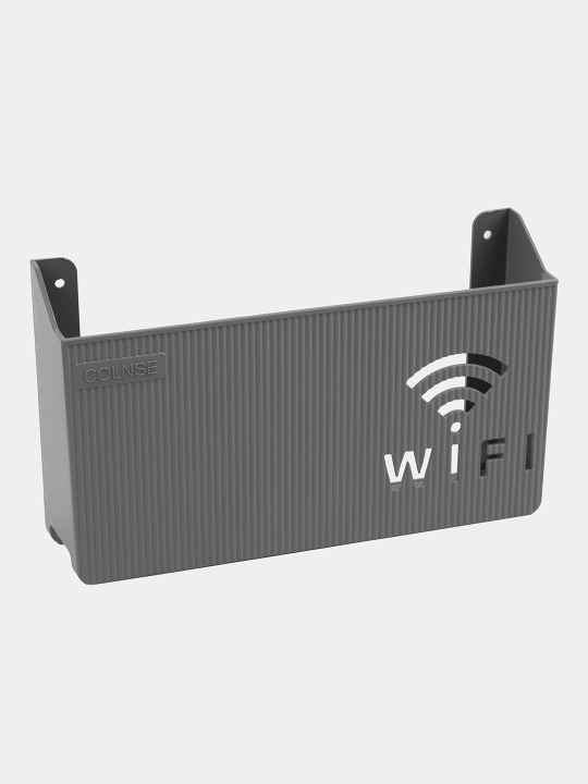 Wi-Fi router uchun devorga ornatiladigan organayzer