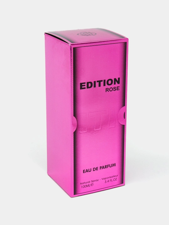 Parfyumlangan suv Edition Rose, Fragrance World, ayollar uchun, 100 ml - 