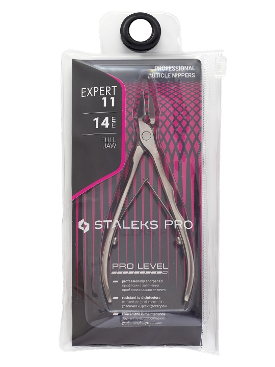STALEKS Teri, manikyur va pedikyur uchun professional qisqichlar, Expert 11, 14 mm