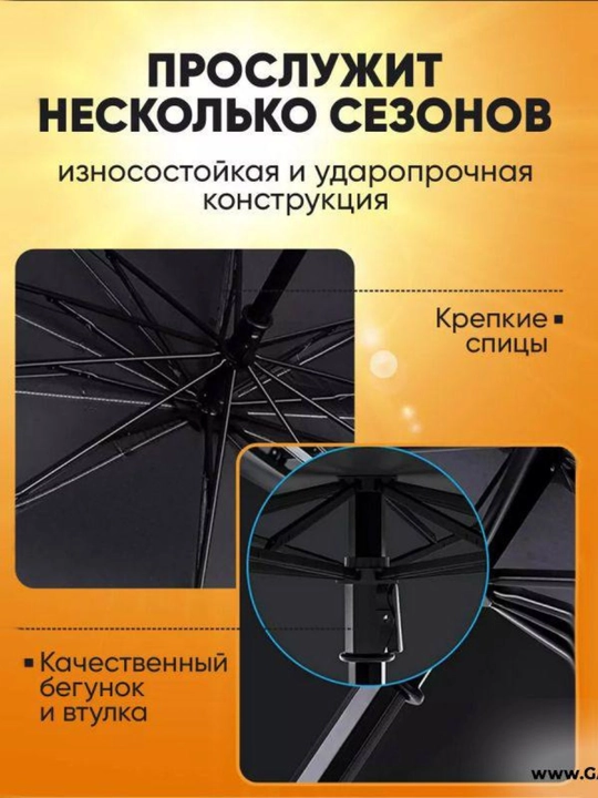 Солнцезащитный зонт, экран шторка для лобового стекла в авто