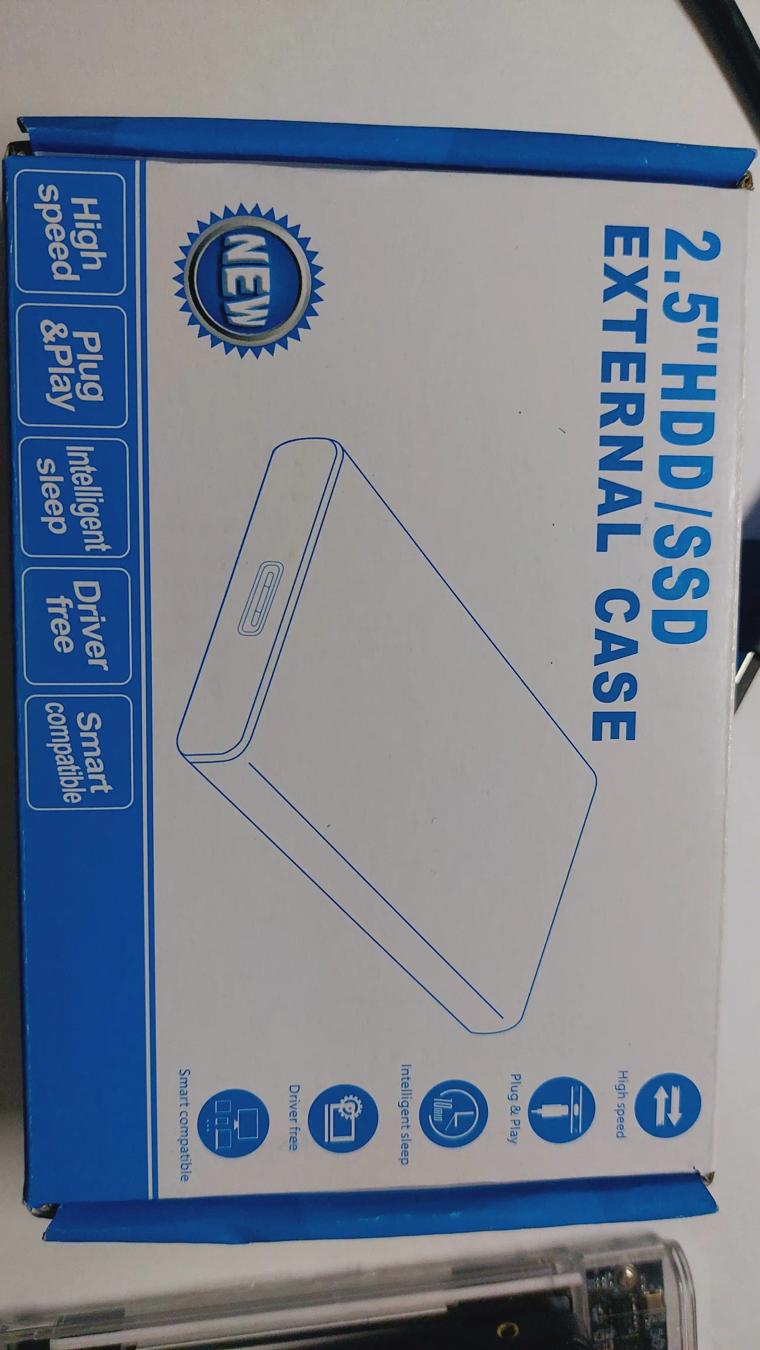 SSD и HDD кейс, 2.5", внешний корпус для жесткого диска до 4 Тб, USB 3.1, USB на Type-C