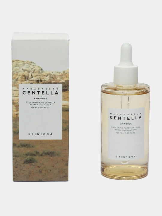 Centella SKIN1004 в ампулах, и эффективно борется с прыщами, смягчает кожу, 100 мл