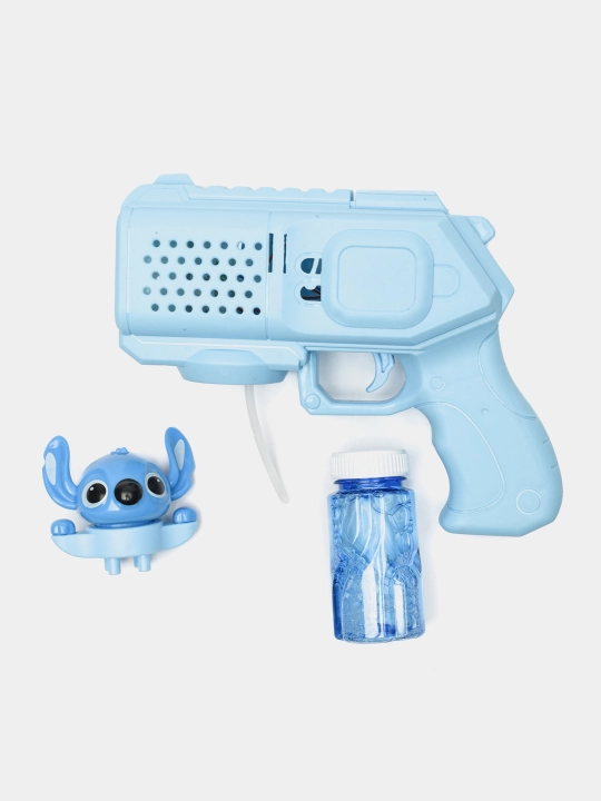 Генератор мыльных пузырей детский, на батарейках BUBBLE GUN