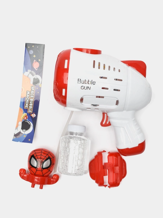 Генератор мыльных пузырей детский, на батарейках BUBBLE GUN
