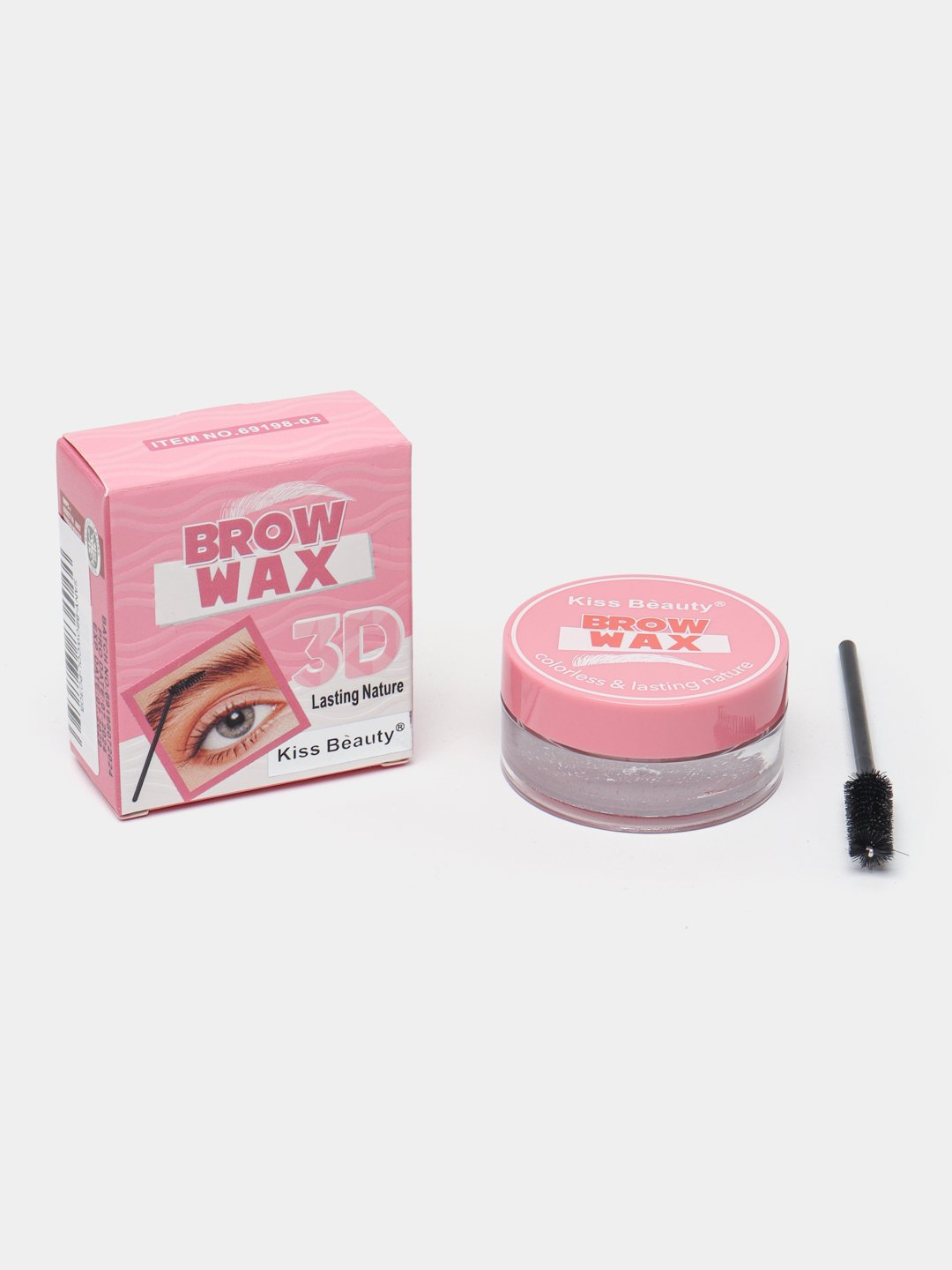 Qoshlarni shakllantirish va mahkamlash uchun jel, Kiss Beauty styling mumi sovuni - 